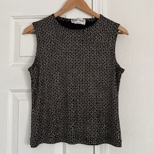 Ronni Nicole petite by Ouida vintage glitter top.